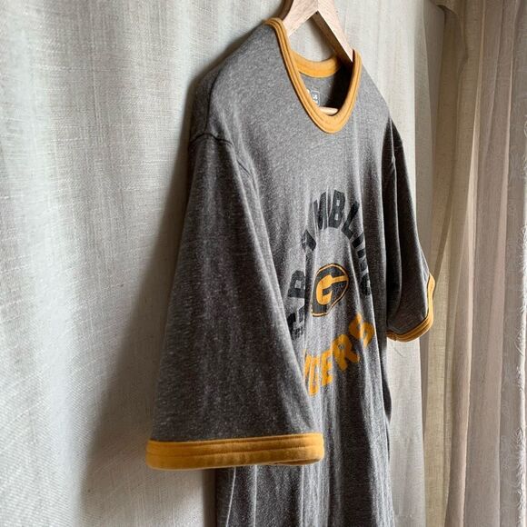 Grambling Tigers Ringer Tee Men’s L HBCU Style Retro Vibes - Picture 3 of 11